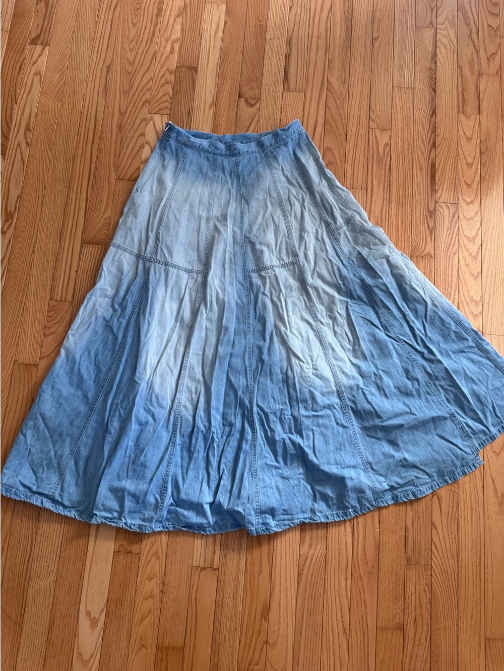 FYI Light Blue Ombre Maxi Skirt - Women